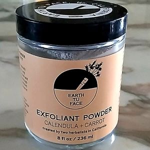 Earth Tu face exfoliant powder
